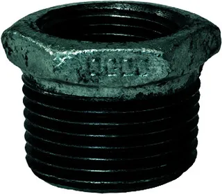 gebofittings Temperguss Gewindefittings 241 - Red.-Nippel 1" x 3/8", verz.
