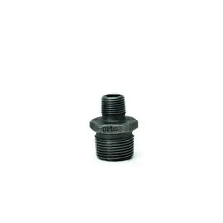 gebofittings Temperguss Gewindefittings 245 -Red.doppelnippel 3/4" x 1/2", schw.