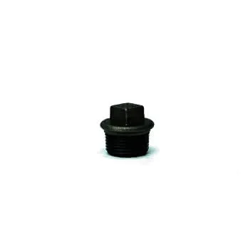 gebofittings Temperguss Gewindefittings 290 - Stopfen mit Rand 4", schwarz