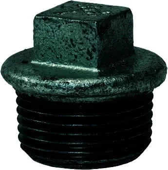 gebofittings Temperguss Gewindefittings 290 - Stopfen mit Rand 2 1/2", verzinkt