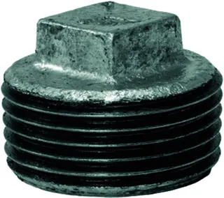 gebofittings Temperguss Gewindefittings 291 - Stopfen ohne Rand 1", verzinkt