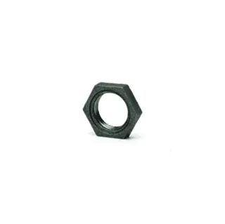 gebofittings Temperguss Gewindefittings 310 - Gegenmutter 2 1/2", schwarz – Bild 2