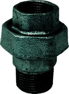 gebofittings Temperguss Gewindefittings 331 - Verschraubung flach 3", verz.