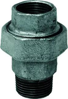 gebofittings Temperguss Gewindefittings 341 - Verschraubung konisch 1/2", verz.