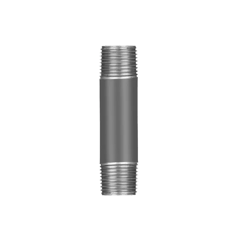 gebonipple, Rohrdoppelnippel Rohrdoppelnippel 2" x 80 mm - schwarz