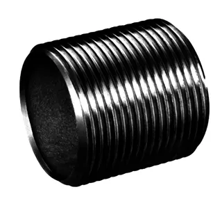 Gewindenippel Nr.22 11/4" einfach DIN EN 10241 schwarz, geschweisst