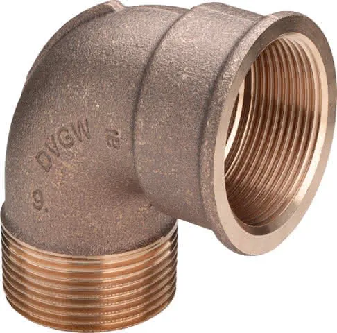 Viega Bogen 90 Grad 3092 in R2 x Rp2 Rotguss