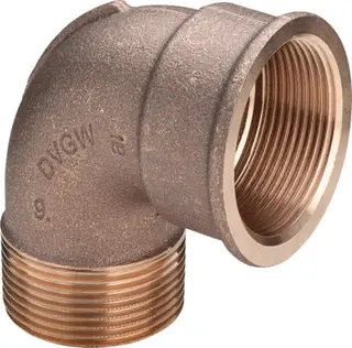 Viega Bogen 90 Grad 3092 in R1/2 x Rp1/2 Rotguss