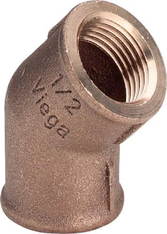 Viega Bogen 45 Grad 3120 in Rp2 Rotguss