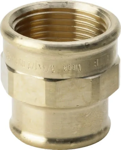 Viega Muffe 3240 in Rp2 x Rp1 1/2 Rotguss