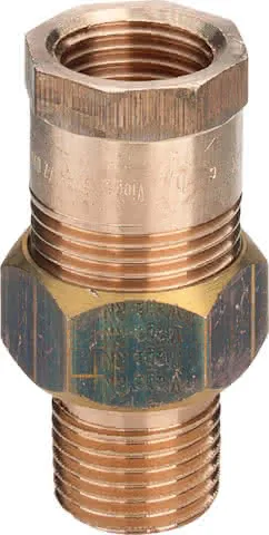 Viega Rohrverschraubung 3341 konischdichtend in R1 x Rp1 Rotguss