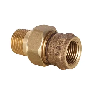 IBP Verschr. konisch dicht. S.3000 3341 2 1/2" IG/AG Rotguss