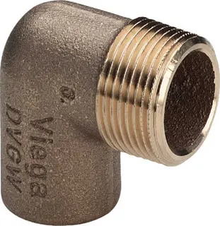 Viega Winkel 94092G in 18mm x R3/4 AG Rotguss