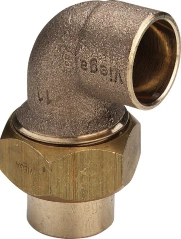 Viega Winkelverschraubung 94096 konischdichtend in 28mm Rotguss