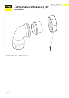 Viega Winkelverschraubung 94096G konischdichtend in 22mm x Rp1 Rotguss – Bild 4