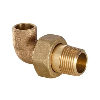 IBP Verschr. konisch dicht. S.4000 4098G 10 x 3/8" AG Rotguss