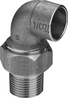 Viega Winkelverschraubung 94098G konischdichtend in 18mm x R3/4 Rotguss – Bild 2