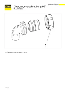 Viega Winkelverschraubung 94098G konischdichtend in 18mm x R3/4 Rotguss – Bild 4