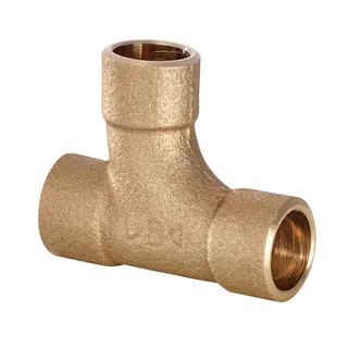 IBP Bogen T-Stück S.4000 4131 22 mm Rotguss