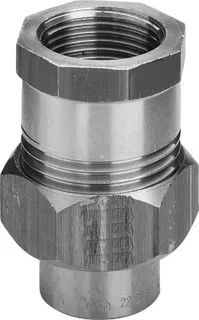 Viega Rohrverschraubung 94330G flachdichtend in 18mm x Rp1/2 Rotguss – Bild 2
