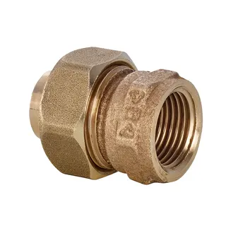 IBP Verschr.fl.dicht. S.4000 4330G 35 x 1 1/4" IG Rotguss