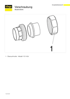 Viega Verschraubung 94340 konischdichtend in 10mm Rotguss – Bild 4