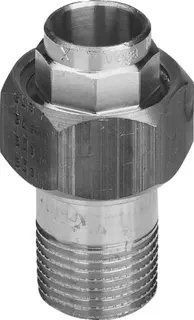 Viega Rohrverschraubung 94341G konischdichtend in 12mm x R1/2 Rotguss – Bild 2