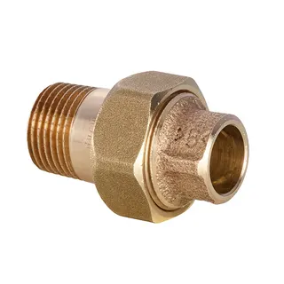 IBP Verschr. konisch dicht. S.4000 4341G 10 x 3/8" AG Rotguss