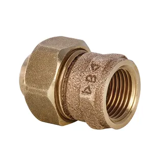 IBP Verschr. konisch dicht. S.4000 4340G 10 x 3/8" IG Rotguss