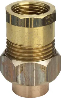 Viega Rohrverschraubung 94340G konischdichtend in 12mm x Rp1/2 Rotguss
