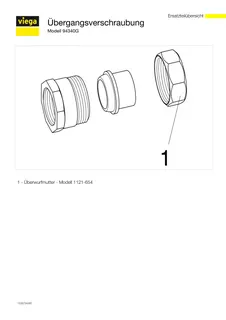 Viega Rohrverschraubung 94340G konischdichtend in 12mm x Rp1/2 Rotguss – Bild 4
