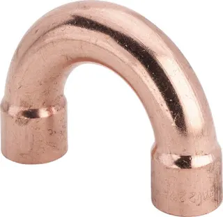 Viega Bogen 180 Grad 95060 mit zwei Muffen in 10mm Kupfer