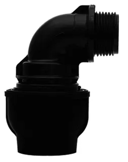 geboplast Kunststoff-Klemmverbinder Typ PWA 20mm x 1/2",Winkel mit Außengew.
