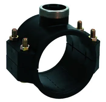 geboplast Kunststoff-Anbohrsättel Typ PANBV 110mm x 1", ANB mit 4 Schr.