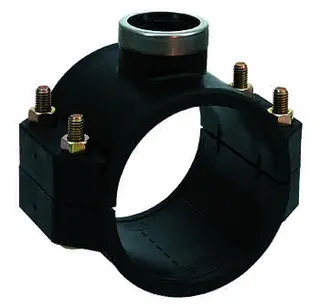 geboplast Kunststoff-Anbohrsättel Typ PANBV 110mm x 1", ANB mit 4 Schr.