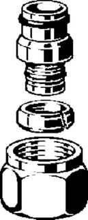 Viega Verschraubung 1019 in 16x2mm Messing – Bild 3