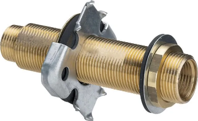 Viega Wanddurchführung Sanfix 2132.91 in G1/2 x G3/4 x 120mm Rotguss