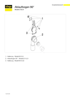 Viega Ablaufbogen 2125.9 in DN40/50 Kunststoff weiss – Bild 5