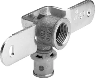 Viega Montageeinheit mit SC Sanfix P 2123 in 16mm x Rp1/2 Rotguss – Bild 2