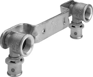Viega Montageeinheit mit SC Sanfix P 2124 in 16mm x Rp1/2 x 150mm Rotguss – Bild 2
