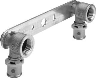 Viega Montageeinheit mit SC Sanfix P 2124.05 in 16mm x Rp1/2 x 150mm Rotguss – Bild 2