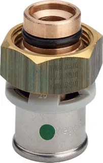Viega Verschraubung mit SC Sanfix P 2119 in 20mm Rotguss