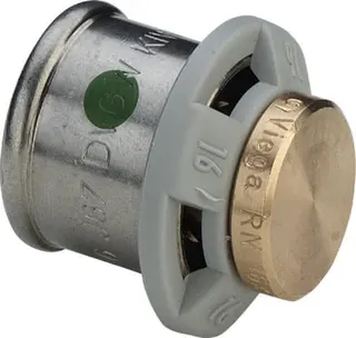 Viega Verschlussstopfen mit SC Sanfix P 2156 in 20mm Rotguss