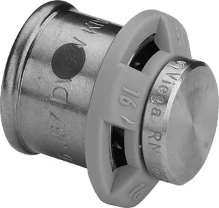 Viega Verschlussstopfen mit SC Sanfix P 2156 in 63mm Rotguss – Bild 2