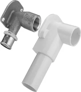 Viega Wandscheibe mit SC Sanfix P 2125.3 in 16mm x Rp1/2 Rotguss – Bild 2