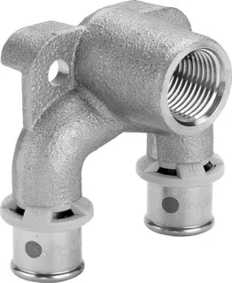 Viega Doppelwinkel mit SC Sanfix P 2125.7 in 16mm x Rp1/2 Rotguss – Bild 2