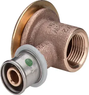 Viega Winkel mit SC Sanfix P 2128 in 16mm x Rp1/2 Rotguss