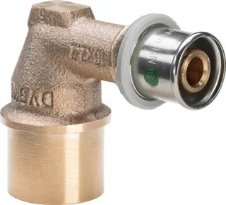 Viega Winkel mit SC Sanfix P 2114.1 in 16mm x Rp1/2 Rotguss
