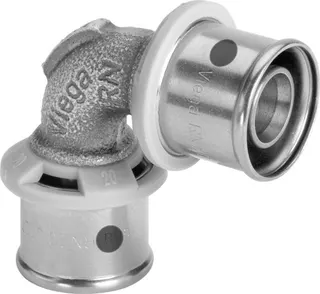 Viega Winkelkupplung mit SC Sanfix P 2116 in 63mm Rotguss – Bild 2