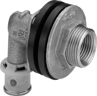 Viega Wanddurchführung mit SC Sanfix P 2132.11 in 16mm x Rp1/2 x 35mm Rotguss – Bild 2